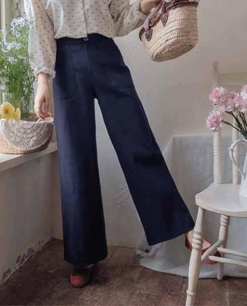 leelin - [저스트나우 쫀쫀신축 편안한 맵시 통팬츠[size:F(55~66)]]♡韓國女裝褲