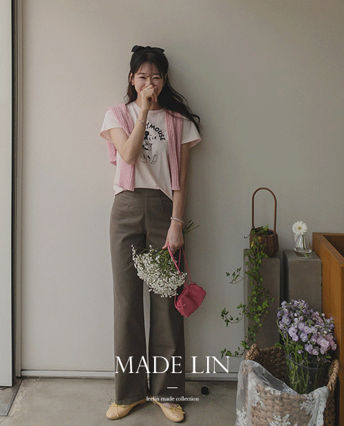 leelin - [MADE LIN슈페너 쫀쫀신축 데일리 팬츠[size:F(55),L(66)]]♡韓國女裝褲