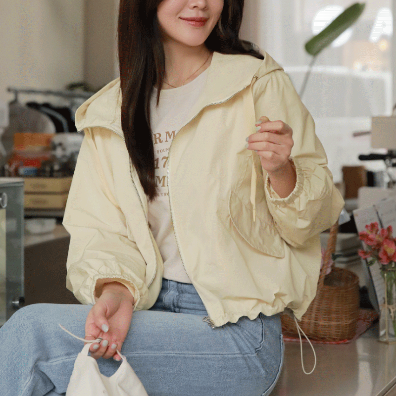 clicknfunny - [뉴클로버 후드점퍼]♡韓國女裝外套